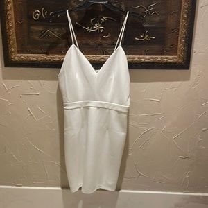 Glamorous white shirt dress
